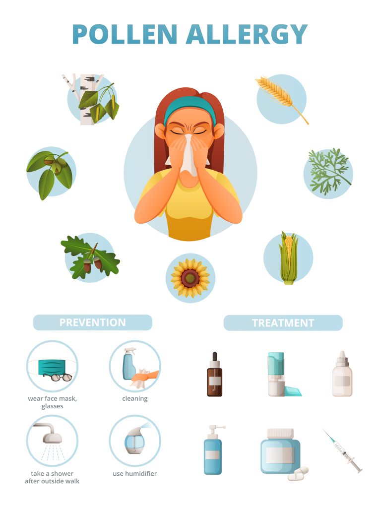 seasonal allergies infographic